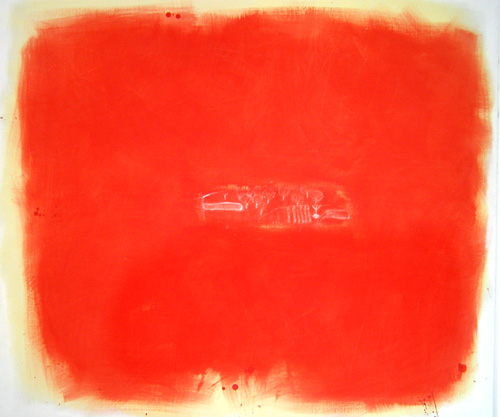 Červené tělo krajiny